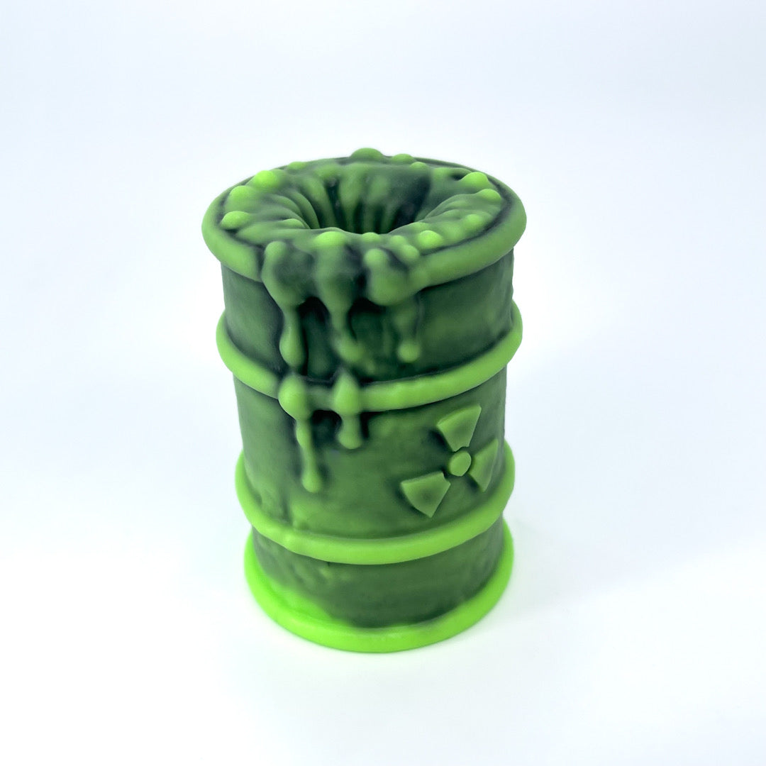 Toxxxik ‘What's Your Poison?' #1 super soft (OO20) mini closed-end pen/stroker (trans/ftm) GITD
