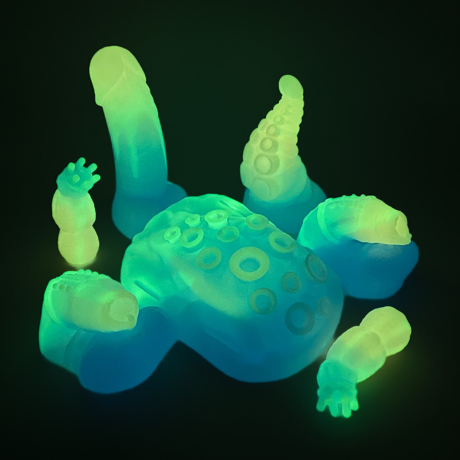 Tenton 'Cotton Candy Sorbet' small soft (OO30) GITD