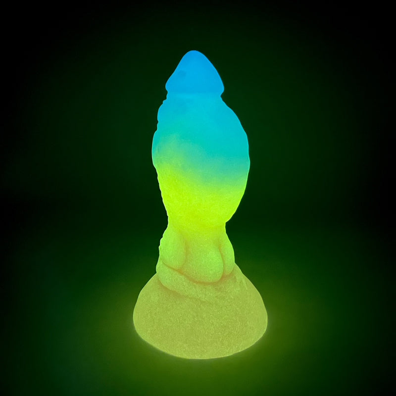 Toady Stool 'Rainbow Cocktail' GITD medium soft (OO30)