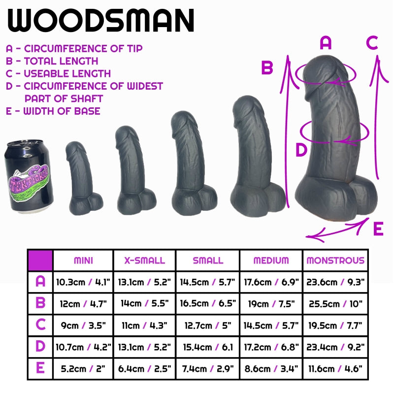 Woodsman 'Galaxy Cocktail' GITD small super soft (OO20)