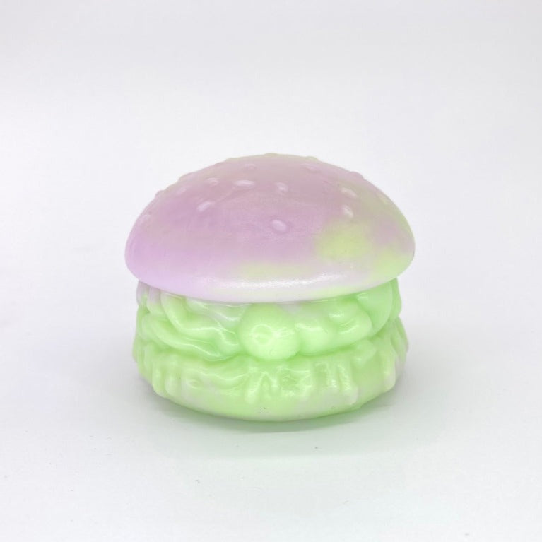 Burgore Pastel Purple/Green squishy stimtoy medium (A5) FLOP