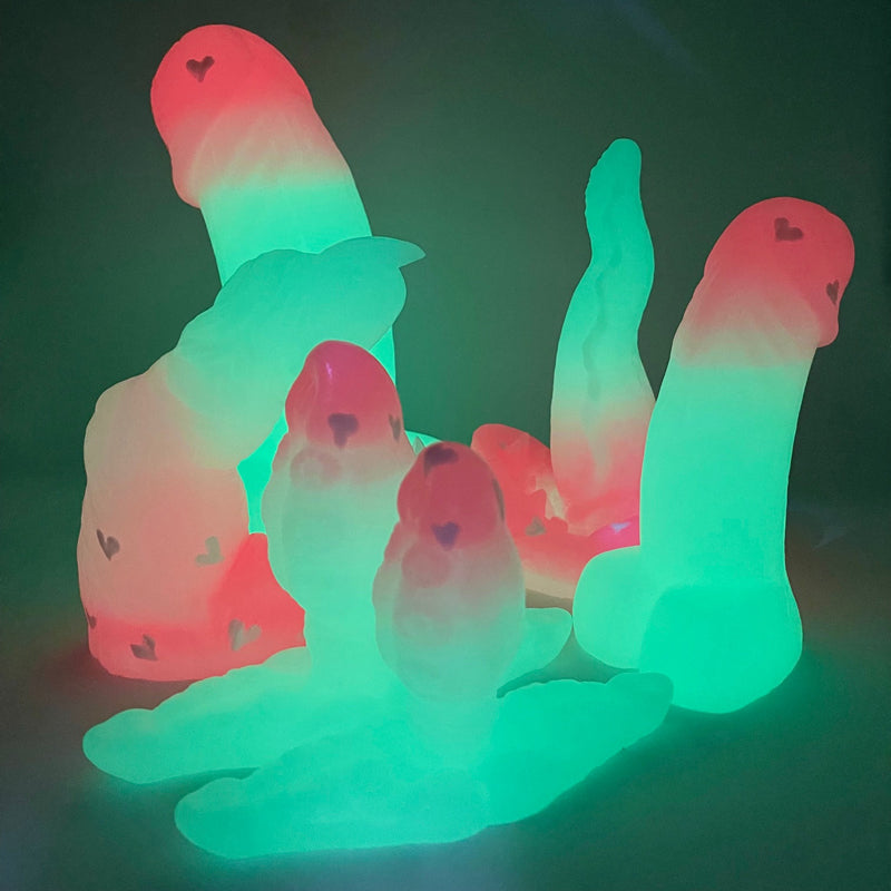 Skwee large plug large base Be My Fungi GITD soft (OO30)