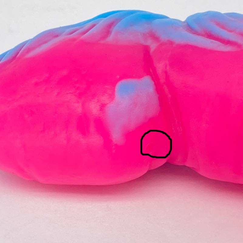 Wölfing neon pink + light blue small medium (OO50) FLOP