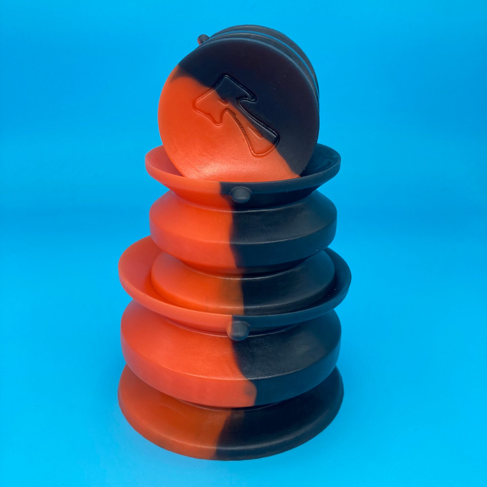 Halloween orange/black double-sided suction cup set small/medium/monstrous