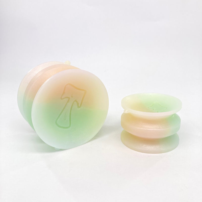 Double-sided suction cup set Pastel Shimmer small/medium