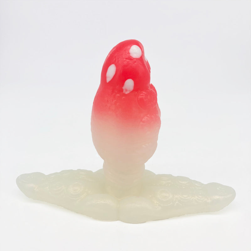 Skwee large plug large base Magical Mushroom GITD soft (OO30)