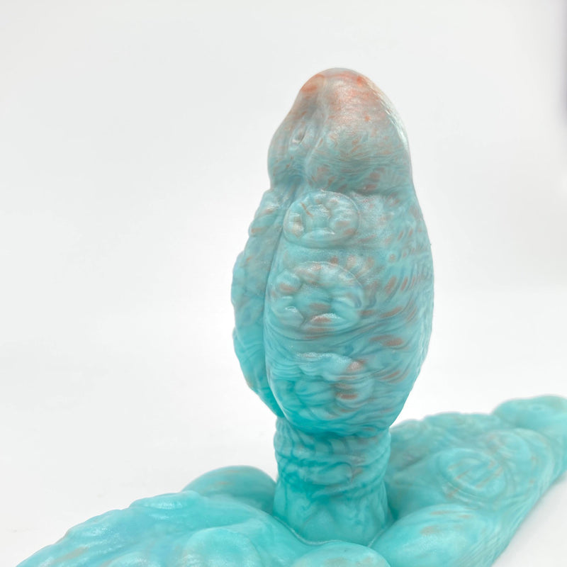 Skwee small plug large base Turquoise Stone soft (OO30)