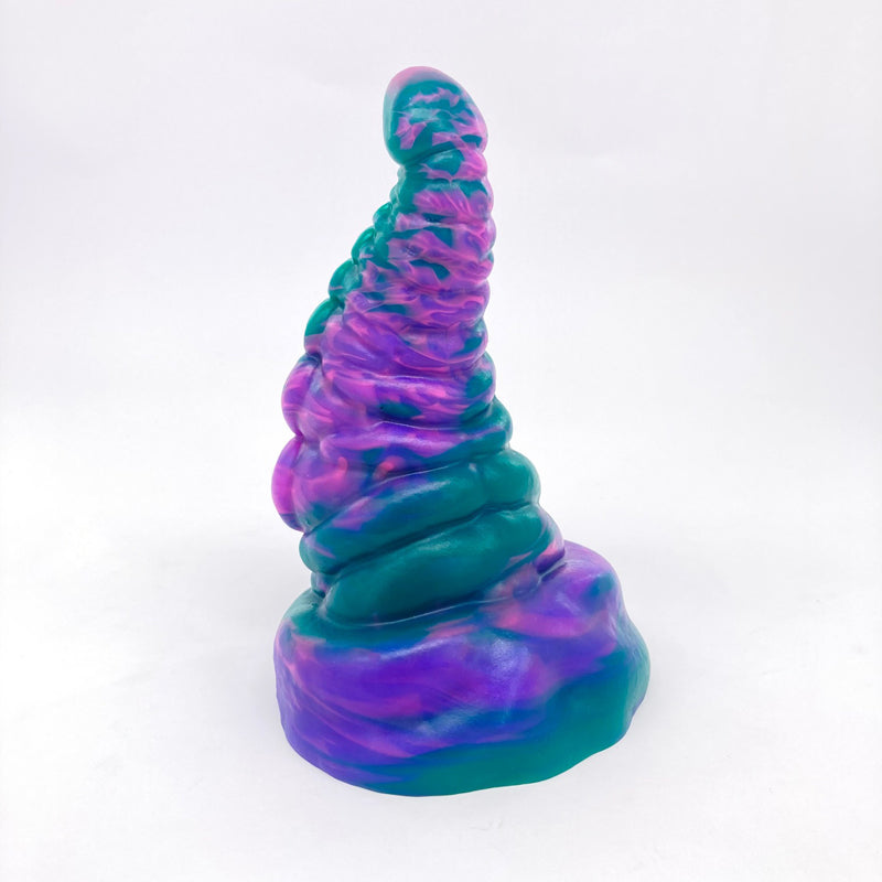 Tenton Marble Spiral dark green/pink/purple small soft (OO30)