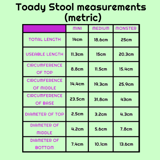 Toady Stool Halloween Pour Party Medium Soft (OO30)