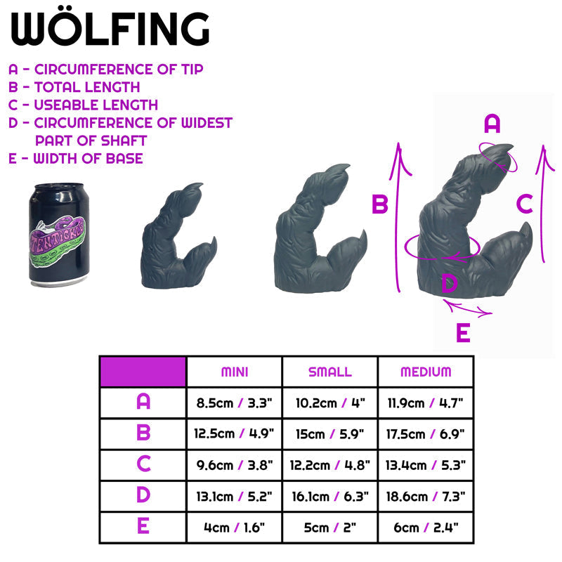 Wölfing Be My Fungi GITD medium super soft (OO20)