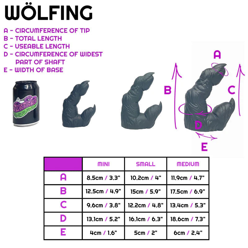 Wölfing Magical Mushroom GITD mini medium (OO50)